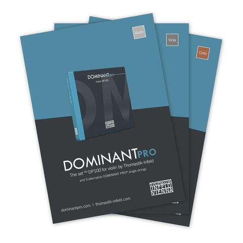 Info PDF DOMINANT PRO for violin, viola & cello (English & German) preview